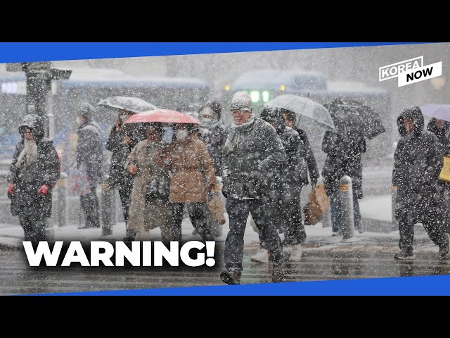 Heavy snow advisory issued for Seoul amid severe cold wave