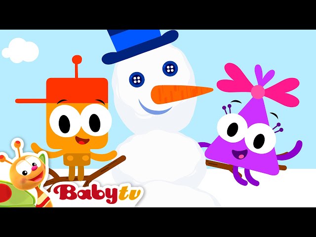 Construyendo un muñeco de nieve ⛄ Aventuras divertidas para los pequeños | Dibujos animados@BabyTVSP