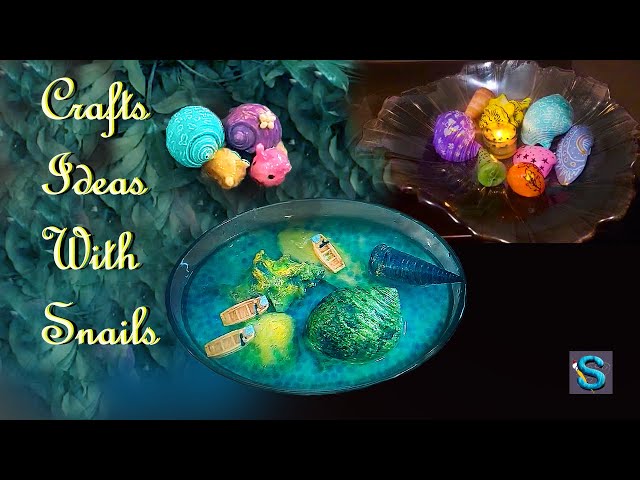 Warning: These Snail Crafts Will Blow Your Mind #craft #asmr #music #diy