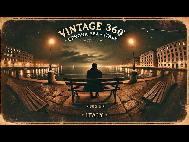 360 Vintage - Genova Beach at Night