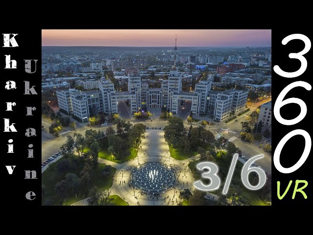 🚶‍♀️🌆Kharkiv Ukraine 360: Glimpses Before the Storm 3/6 -4k 360 VR-