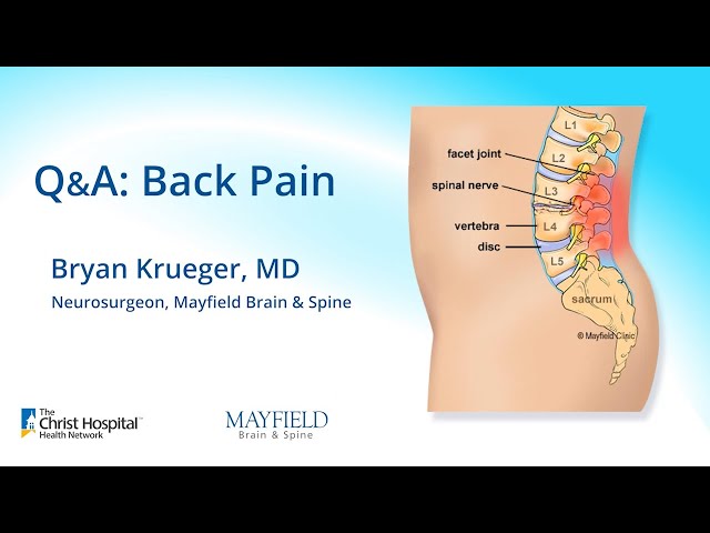 Q&A: Back Pain w/ Dr. Bryan Krueger