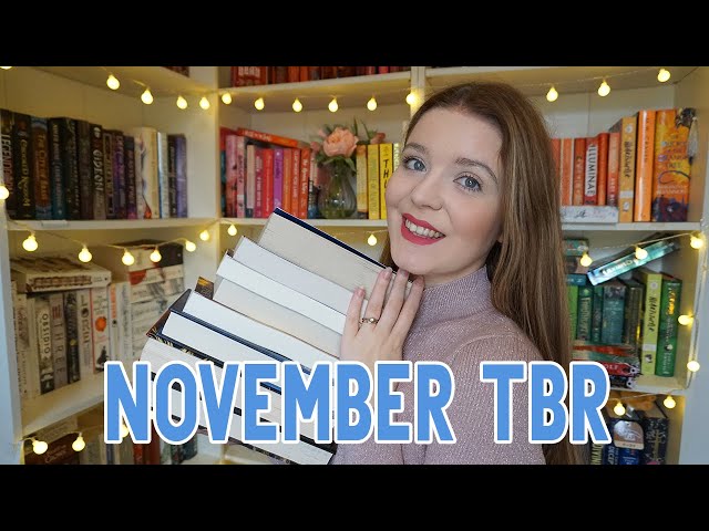 November TBR | Dark Debuts and Booktube Favs