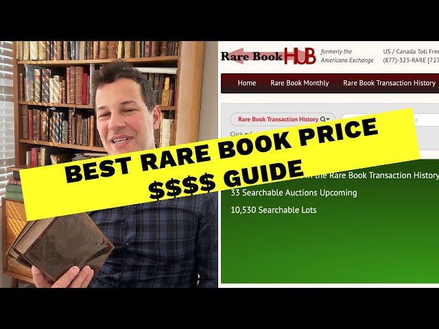 The Best Rare Book Price Guide and Database on the Net