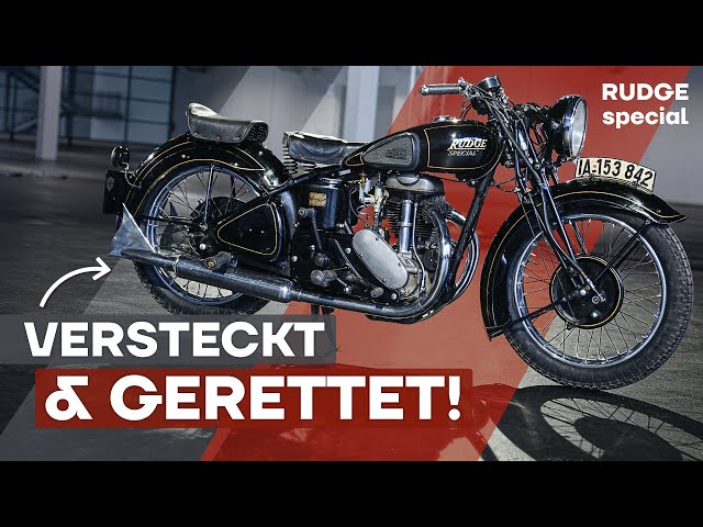 Rudge Special – British pre-war machine with german documents survived WW2.