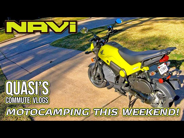 VLOG: NAVI commute // NAVI giveaway plans // Moto-camping this weekend!