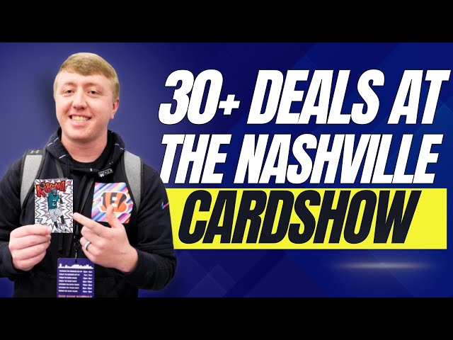 I MADE 30+ DEALS AT THE NASHVILLE CARD SHOW. ONE WAS A ROOKIE KABOOM OF THE SUPER BOWL MVP 📈