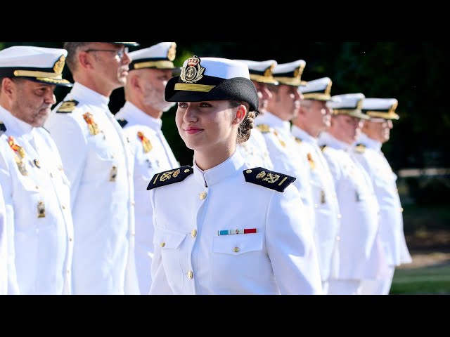 Princess Leonor continue her military training at naval academy#leonora #leonor #spanishroyalfamily