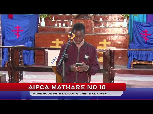 AIPCA MATHARE 10 Live Stream