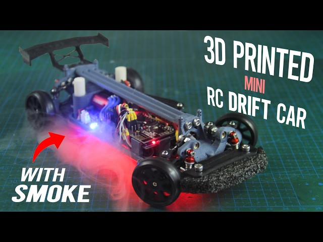 Make a 3D Printed RC Drift Car with Arduino and a Smoke Effect!