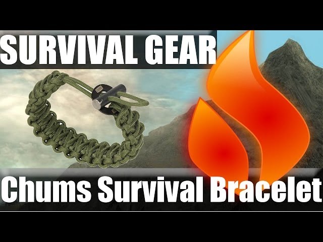 Chums Smokey Survival Bracelet Fire Starter Review