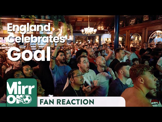 LIMBS! | Here is how England fans across the world celebrated Cole Palmer's goal in Euro 2024 final