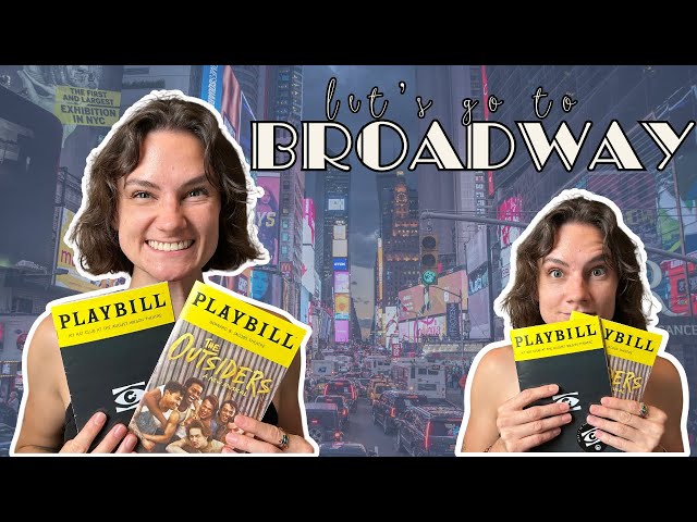 TWO nights on Broadway! | Cabaret & The Outsiders | Tony Nom & Winner | Broadway Reviews | NYC Vlog