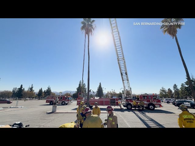 Woman Rescued After Falling Into Manhole