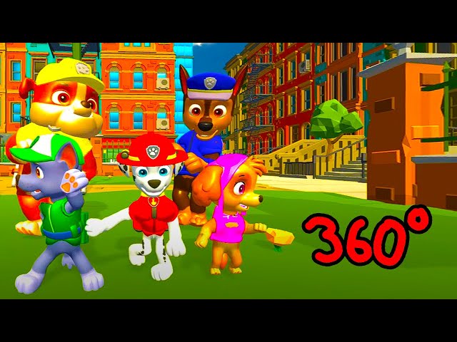 Orange Blue Rainbow Friends VR 360 Video 4K 3D Music Meme