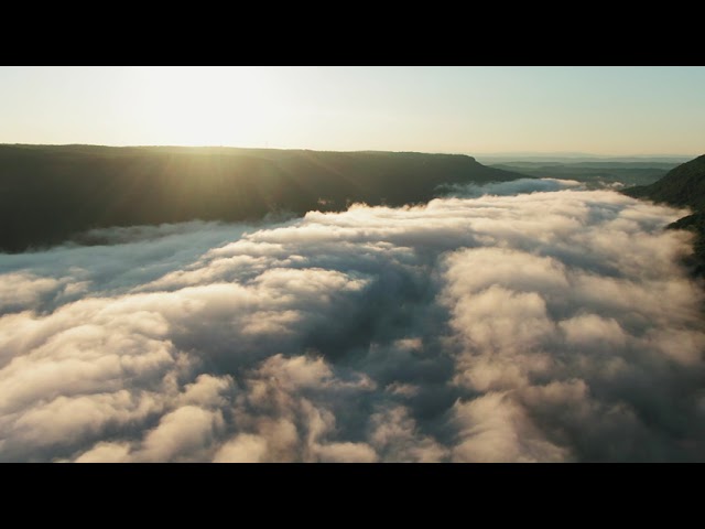 Drone Footage Nature Clouds - No Copyright Background Video - No Sound No Music - Royalty Free Stock