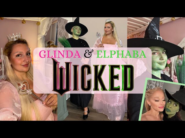 Transforming into GLINDA & ELPHABA from Wicked