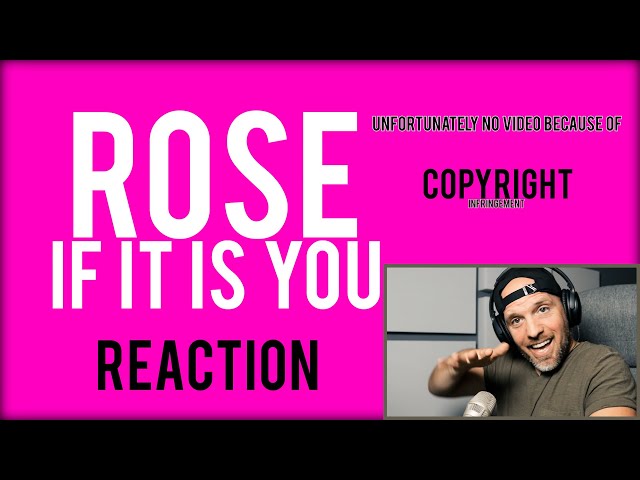 Vocal Coach reacts to Rose - Blackpink - If it is you [German]