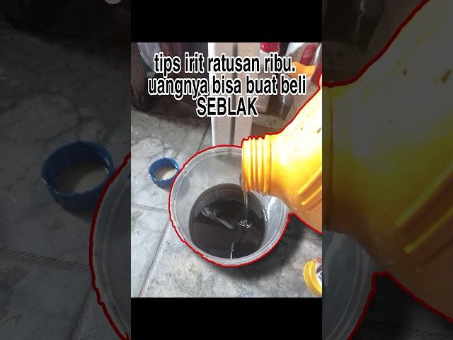 menyuling oli bekas agar bisa digunakan kembali. #viralvideo #shortsfeed #fyp