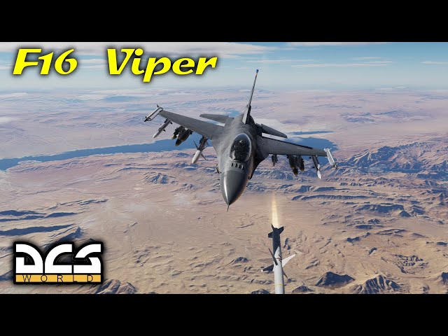 F-16 Viper Test Flight and Practice in DCS World