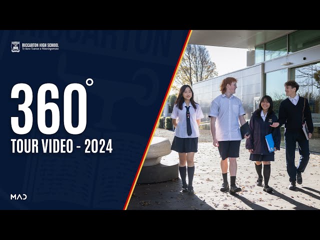 Riccarton High School -  360° Video Tour 2024