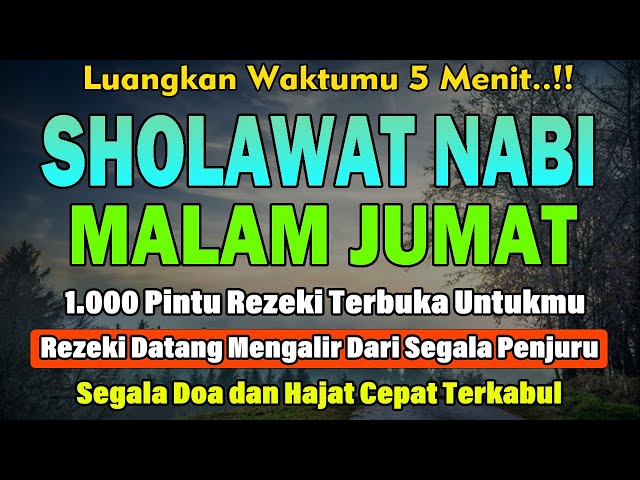 PUTAR MALAM INI !! Sholawat Jibril Pengabul Hajat,Mendatangkan Rezeki, Penghapus Dosa,syafaat