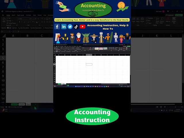 Statistics & Excel Perfect Negative Correlation