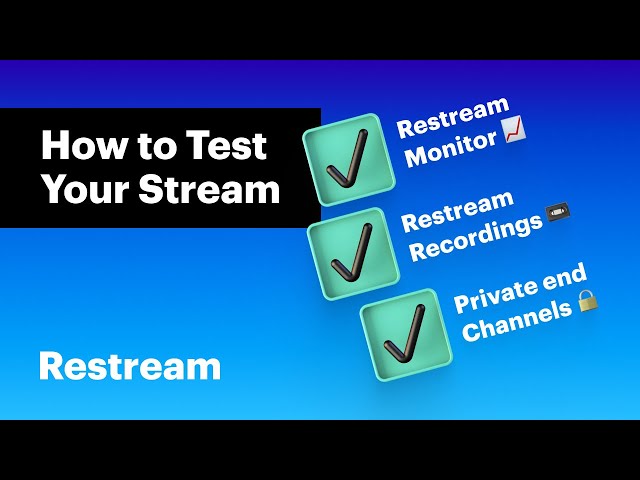 Here's How You Can Test Your Stream Without Going Live!