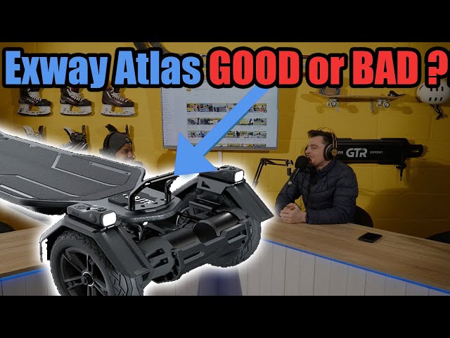 Exway Atlas Carbon 4 wheel drive electric skateboard Good Or Bad ? Esk8 Podcast S3.Ep2