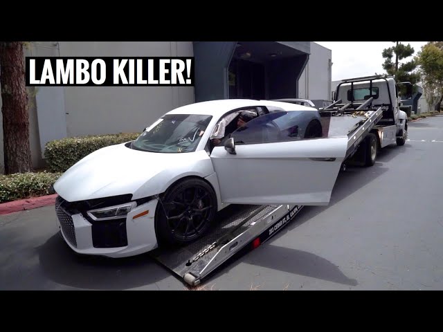 I Bought a WRECKED Audi R8 V10 Plus & I’m going to Rebuild it!