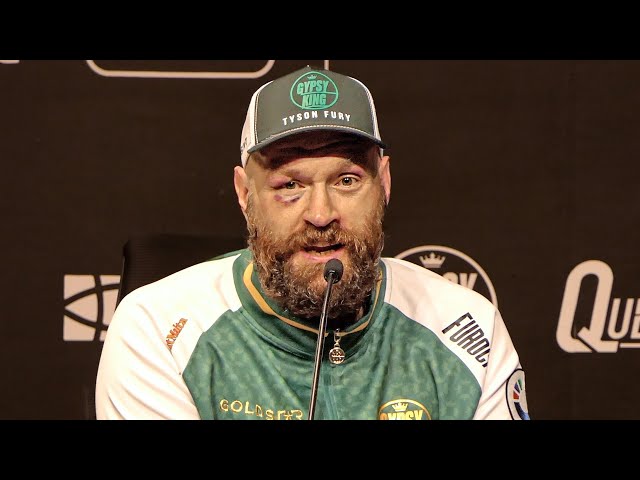 Tyson Fury • REMATCH POST FIGHT PRESS CONFERENCE vs. Oleksandr Usyk | DAZN Boxing