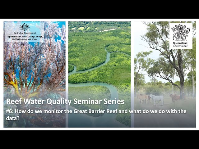 WQIP Review seminar 6: How do we monitor the Great Barrier Reef and what do we do with the data?