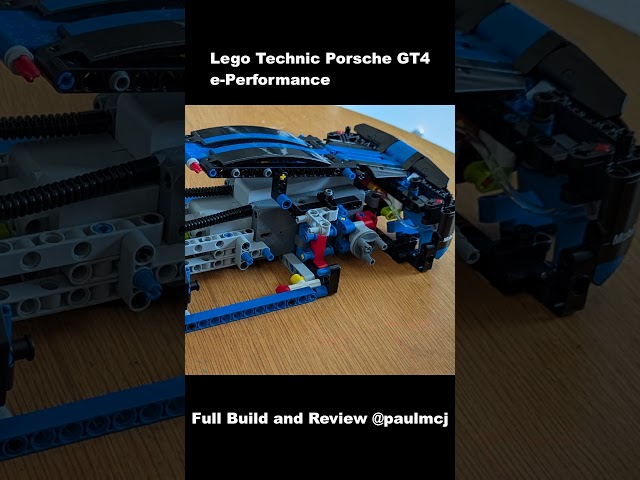 Lego Technic Porsche GT4 e-Performance - Speed Build