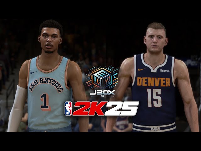 NBA 2K25 PC New Gen Mods | San Antonio Spurs vs Denver Nuggets