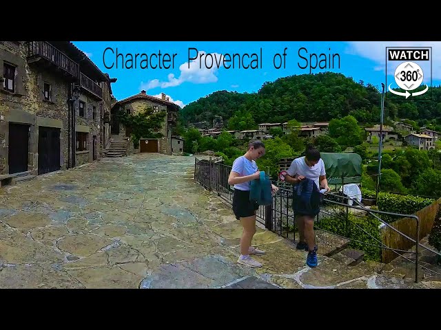 Travel to Rupit: 360 Degree View of Historical Spanish Village Site in Mountains - Watch360