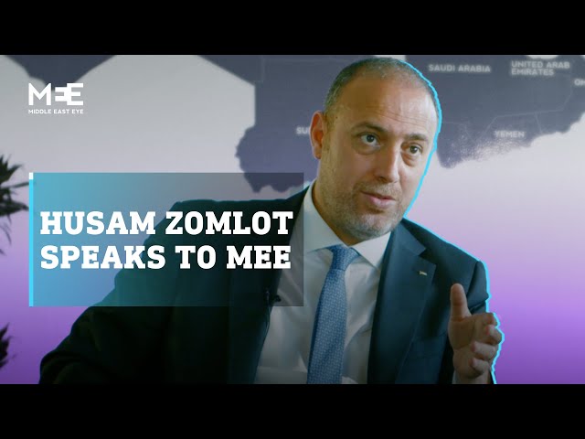 Palestinian ambassador to UK Husam Zomlot speaks to MEE