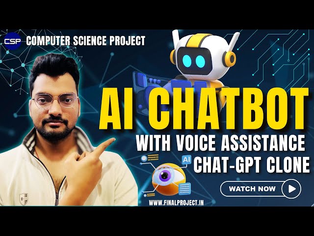 AI CHATBOT WITH VOICE ASSISTANCE || CHATGPT CLONE PROJECT #chatbot #chatgpt