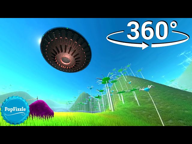 360 video || Stranded Alien Abduction || Animation VR 4K