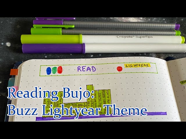 [CC] Reading Bujo Plan With Me | Buzz Lightyear-inspired Theme