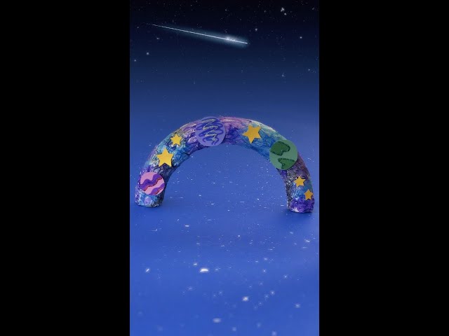 Foam Space Ring #astronauts #space #crayola #craft #art #school #shorts