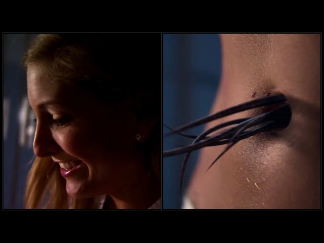 SCOURGE (2008) - Bug in Marina Pasqua belly button scene - 4K HDR