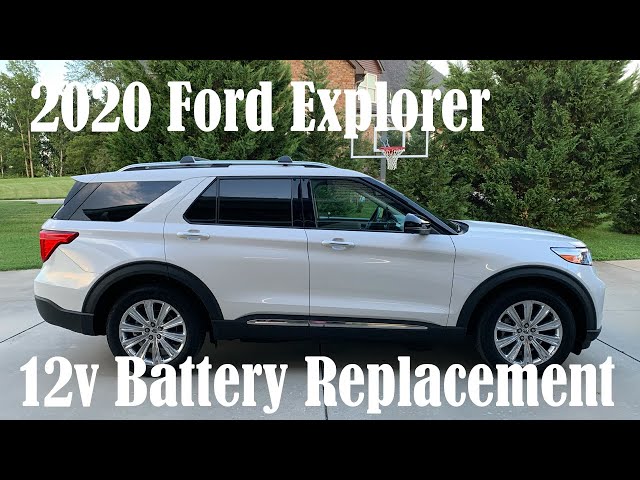 2020 Ford Explorer 12V Dead Battery Replacement