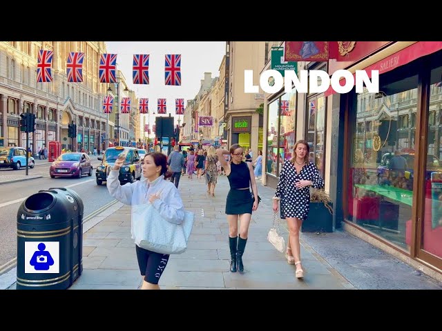 Central London Summer Walk 🇬🇧 COVENT GARDEN, Strand to Trafalgar Square | Walking tour 4K HDR.