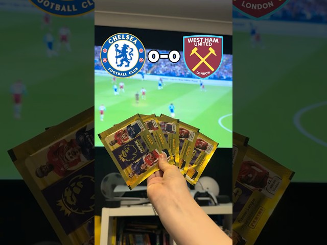 Chelsea vs West Ham Score Prediction with Premier League 2025 Stickers! ⚽🔥 #FootballShorts #sticker