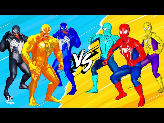 TEAM VENOM GOLDEN VS TEAM SPIDER-MAN | Marvel's Spider-Man 2