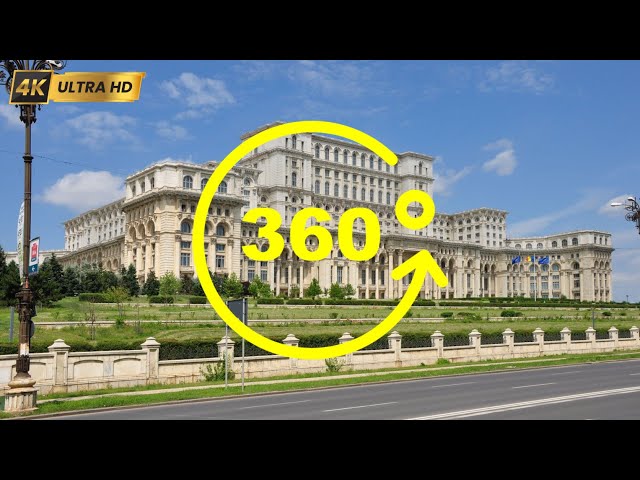 Explore Palace of Parliament & Constitution Square in 360 VR | Bucharest’s Iconic Landmarks