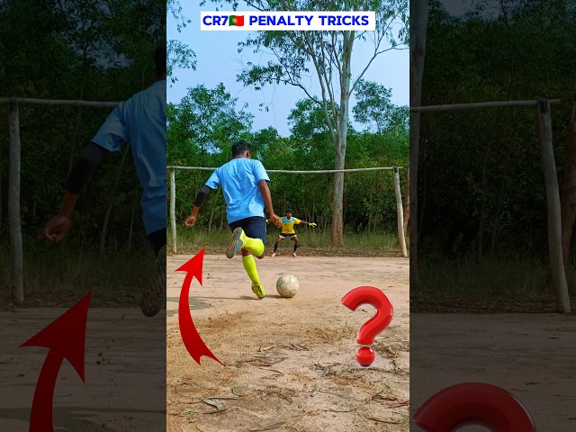 Cristiano Ronaldo 🇵🇹 Hacker Penalty Tutorial 🥵🥵 #unluckyboy #trending #soccer #football