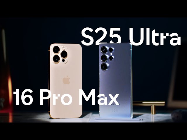 Head to Head: iPhone 16 Pro Max vs Samsung Galaxy S25 Ultra [comparison]