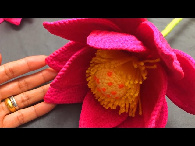 Crochet Lotus Flower - Petals & Flowers