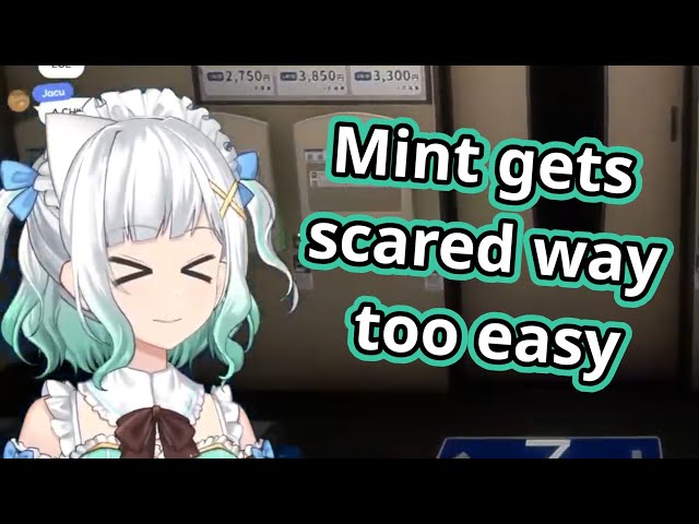 Mint gets scared way too easy